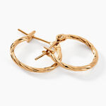 Cr&eacute;oles Anusha Plaqu&eacute; Or Dor&eacute; - Cr&eacute;oles Femme | Marc Orian