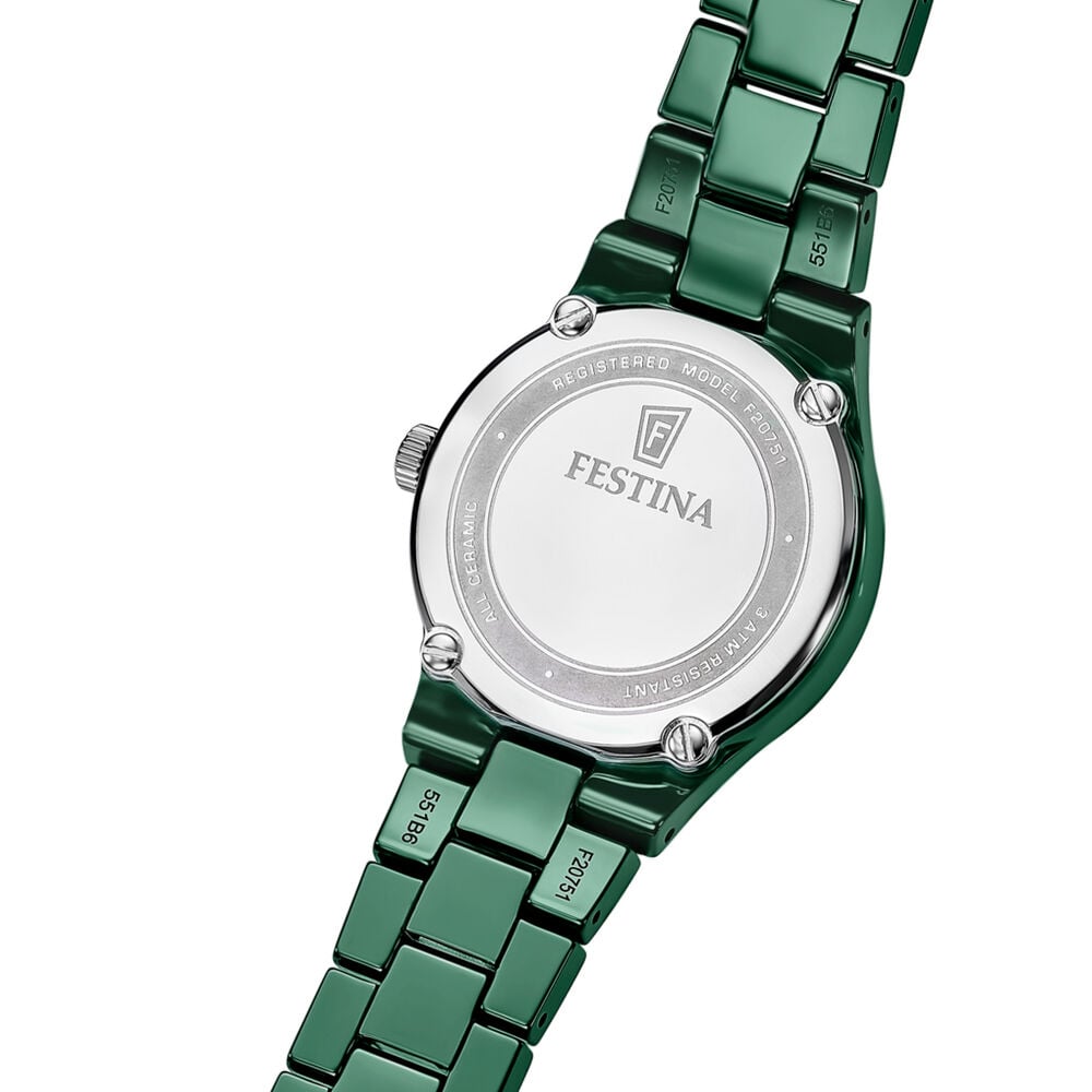 Montre Festina Ceramic 31 Vert - Montres &eacute;tanches Femme | Marc Orian