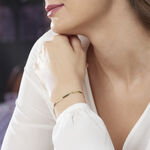 Bracelet Ivria Maille Heringbone Or Jaune - Bracelets mailles Femme | Marc Orian