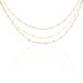 Collier Clorinthe Argent Tricolore - Colliers multirangs Femme | Marc Orian