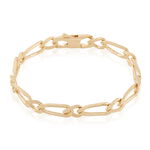 Bracelet Cameron Plaqu&eacute; Or Jaune - Bracelets mailles Femme | Marc Orian