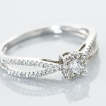 Bague Orphee Or Blanc Diamant - Bagues pierres pr&eacute;cieuses Femme | Marc Orian