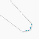 Collier Elga Argent Blanc Oxyde De Zirconium - Colliers avec pierres Femme | Marc Orian