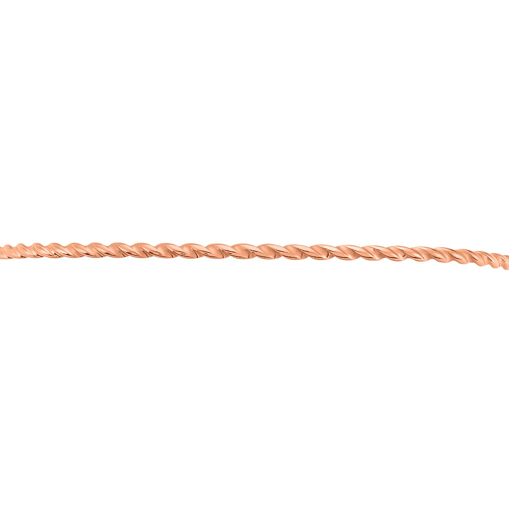 Bracelet Jonc Twist Argent Rose - Bracelets joncs Femme | Marc Orian