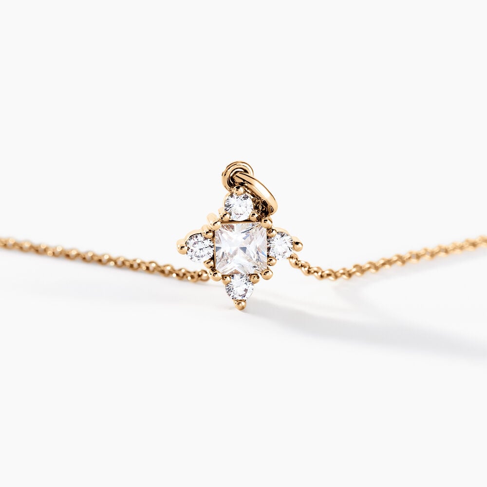 Collier Doline Plaqué Or Doré Oxyde De Zirconium - Colliers avec pierres Femme | Marc Orian