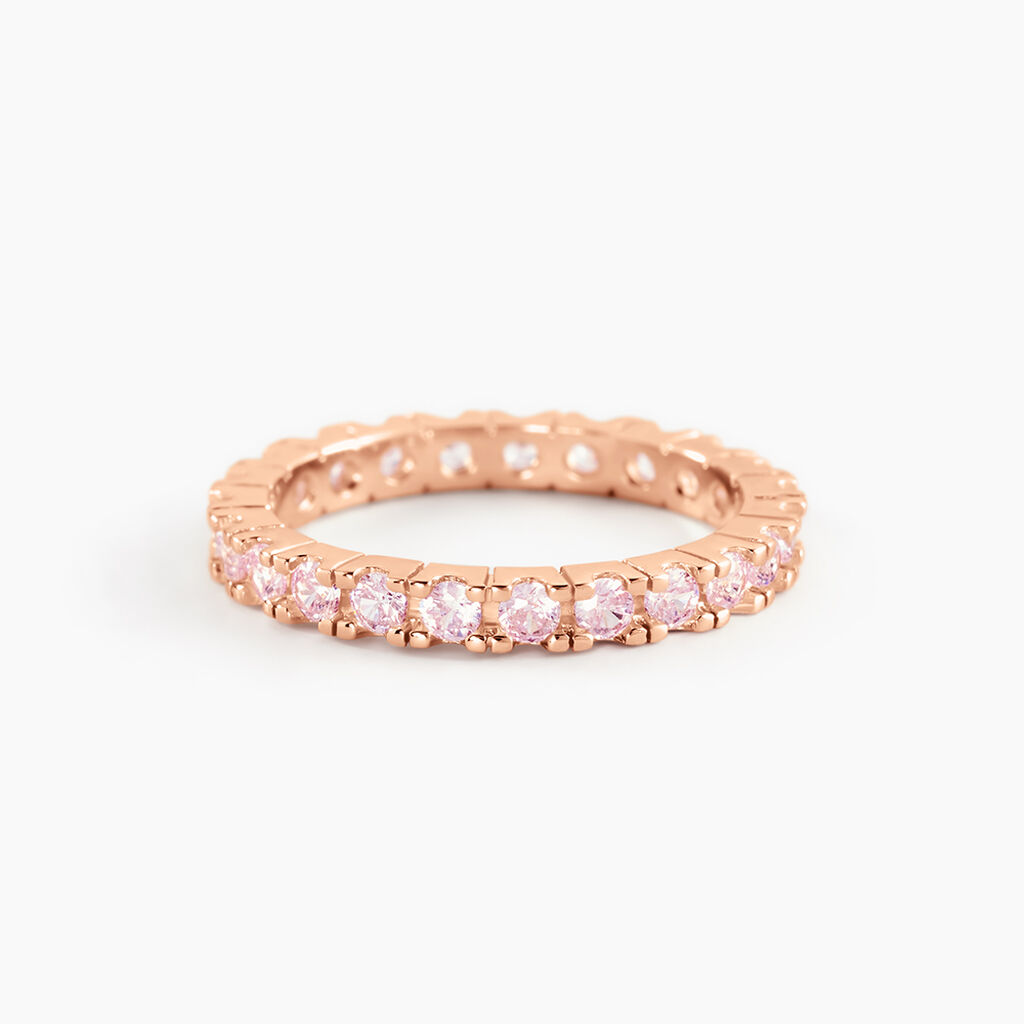 Bague Rio Argent Rose Oxyde De Zirconium - Bijoux fantaisie Femme | Marc Orian