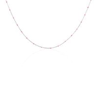 Collier Molly Argent Blanc