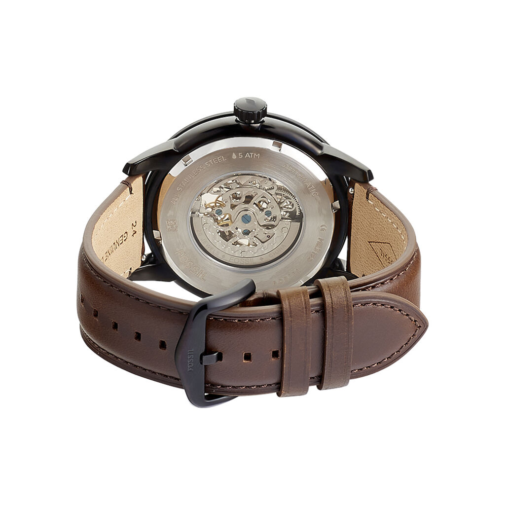 Montre Fossil Townsman Auto Noir - Montres automatique Homme | Marc Orian
