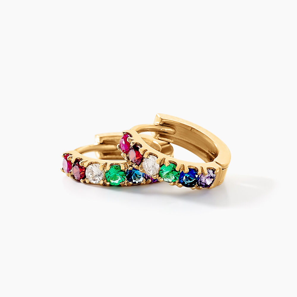 Creoles Andgelina Or Jaune Oxydes De Zirconium - Mix and Match Femme | Marc Orian