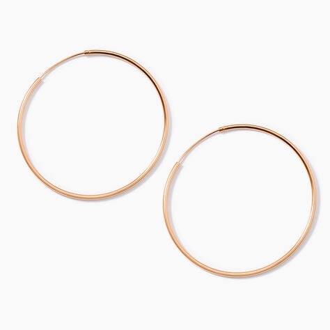 Cr&eacute;oles Argent Rose Olympia - Cr&eacute;oles Femme | Marc Orian