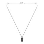 Collier Boss Kassy Emblem Acier Blanc - Colliers Homme | Marc Orian