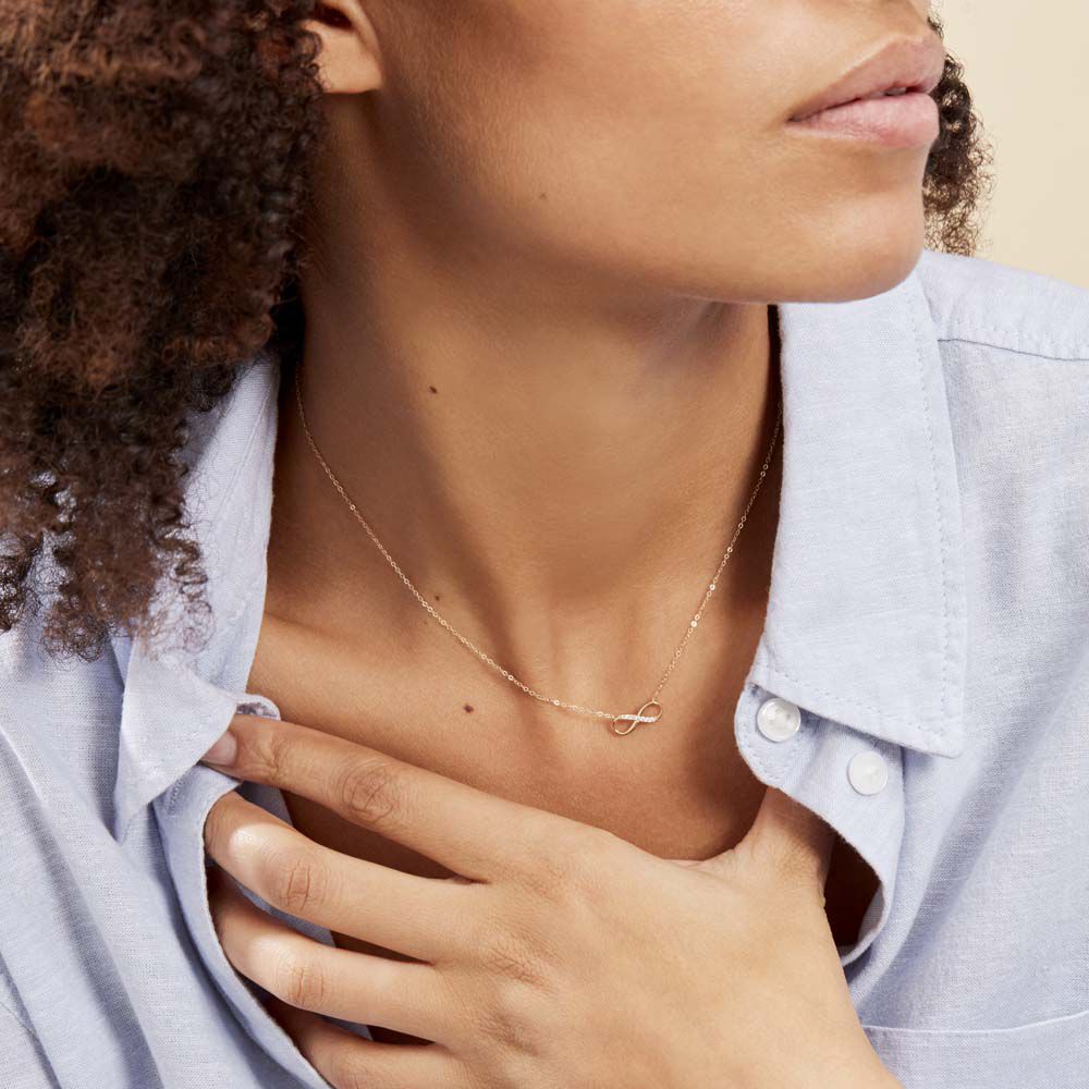 Collier Or Jaune Rosius Oxydes De Zirconium - Colliers avec pierres Femme | Marc Orian