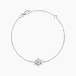 Bracelet Effie Argent Blanc Oxyde De Zirconium - Bracelets fantaisie Femme | Marc Orian
