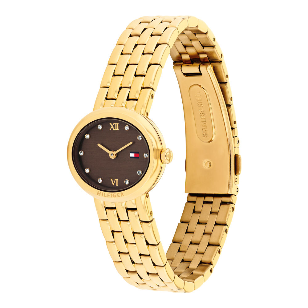 Montre Tommy Hilfiger Moira Marron - Montres Femme | Marc Orian