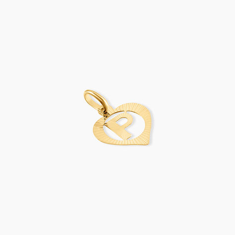 Pendentif Eudocie Coeur Lettre Or Jaune - Pendentifs Famille | Marc Orian