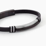 Bracelet Cuir De Vache Noir - Bracelets cuir Homme | Marc Orian