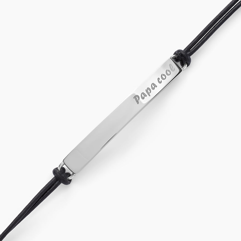 Bracelet Vicenzo Acier Blanc - Bracelets cuir Homme | Marc Orian