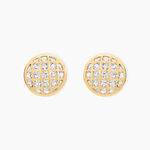 Boucles D'Oreilles Puces Adonijah Or Bicolore - Puces Femme | Marc Orian
