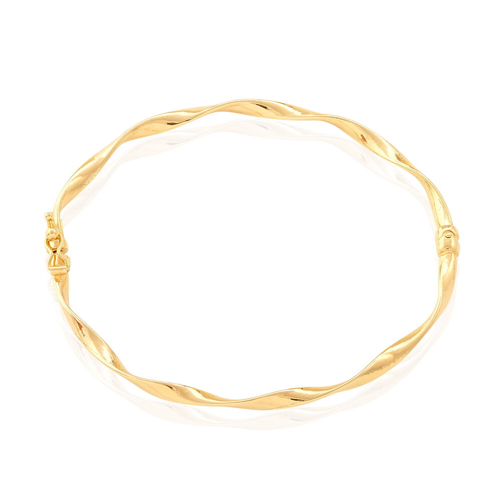 Bracelet Jonc Anaisaae Torsade Or Jaune - Bracelets joncs Femme | Marc Orian