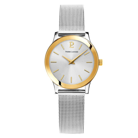 Montre Pierre Lannier Week End Ligne Pure Argent - Montres étanches Femme | Marc Orian
