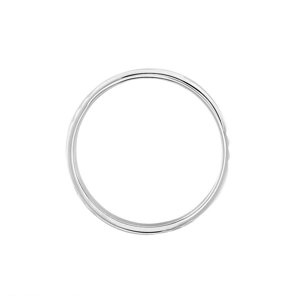 Alliance Alishba Argent Blanc - Alliances personnalisées Homme | Marc Orian