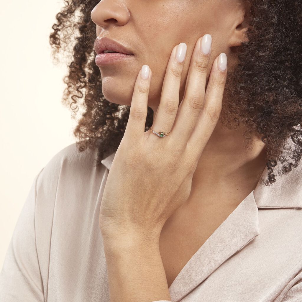 Bague Or Jaune Karmele Emeraude - Bagues Femme | Marc Orian