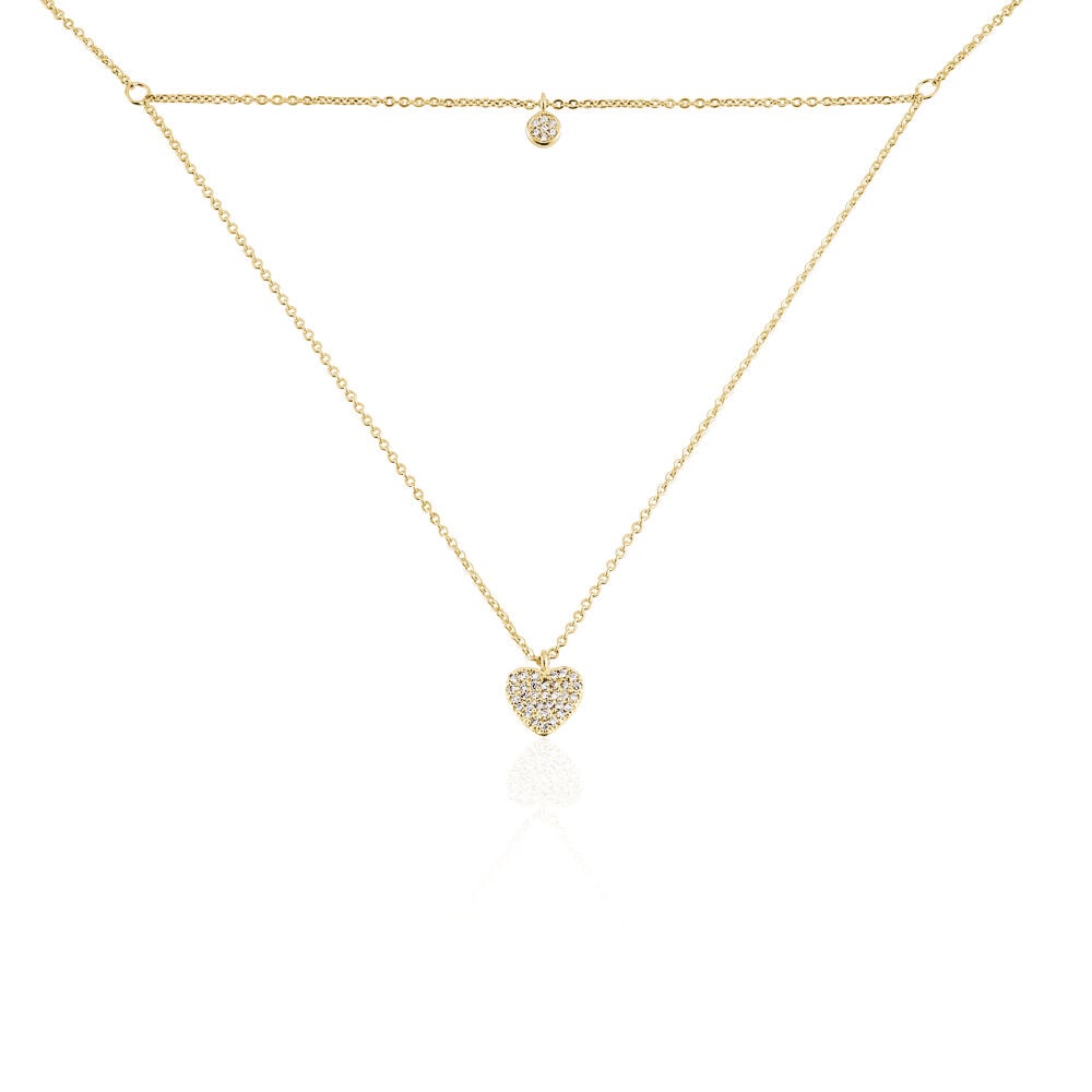 Collier Plaqué Or Jaune Dev Oxyde De Zirconium - Colliers multirangs Femme | Marc Orian