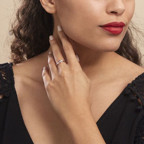 Bague Solena Or Rose Diamant - Bagues Femme | Marc Orian
