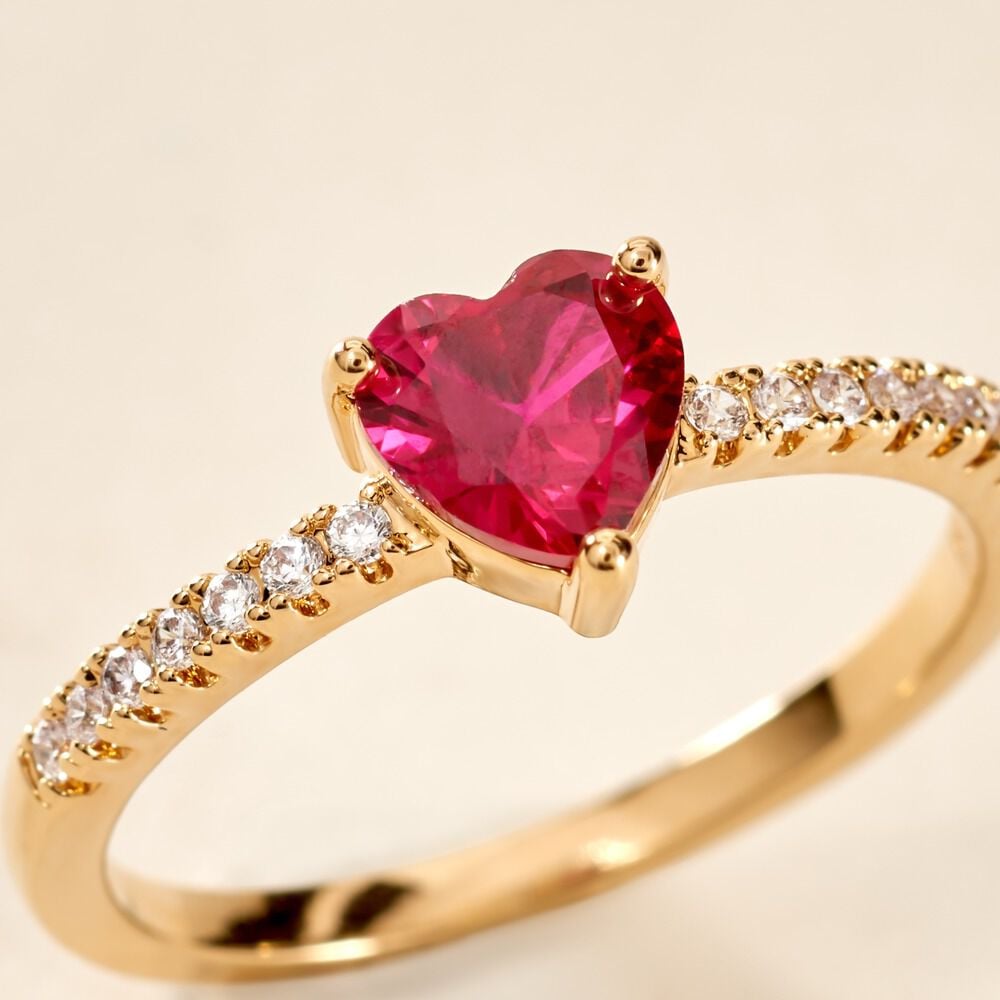 Bague Crush Plaqué Or Jaune Oxyde De Zirconium - Solitaires Femme | Marc Orian