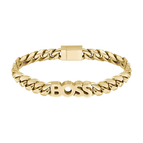 Bracelet Boss Kassy Acier Jaune - Bracelets cha&icirc;nes Homme | Marc Orian