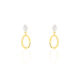 Boucles D'oreilles Pendantes Tatiana Or Jaune Diamant - Pendantes Femme | Marc Orian