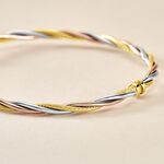Bracelet Jonc Anaisaae Torsade Or Tricolore - Bracelets joncs Femme | Marc Orian