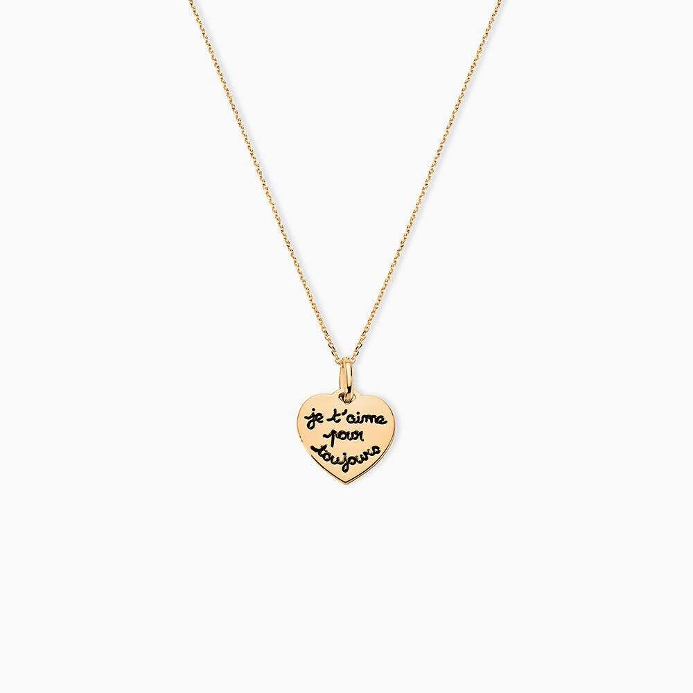 Pendentif Stephie Plaqu&eacute; Or Jaune - Bijoux personnalis&eacute;s Femme | Marc Orian