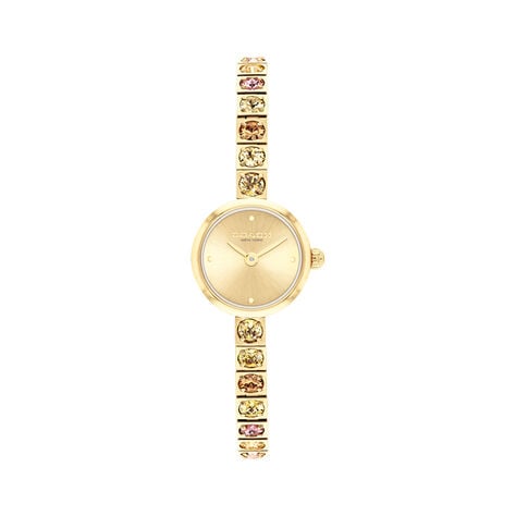 Montre Coach Iris Dor&eacute; - Montres &eacute;tanches Femme | Marc Orian