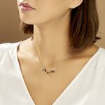 Collier Argent Blanc Sylvaincine Ambre - Colliers avec pierres Femme | Marc Orian