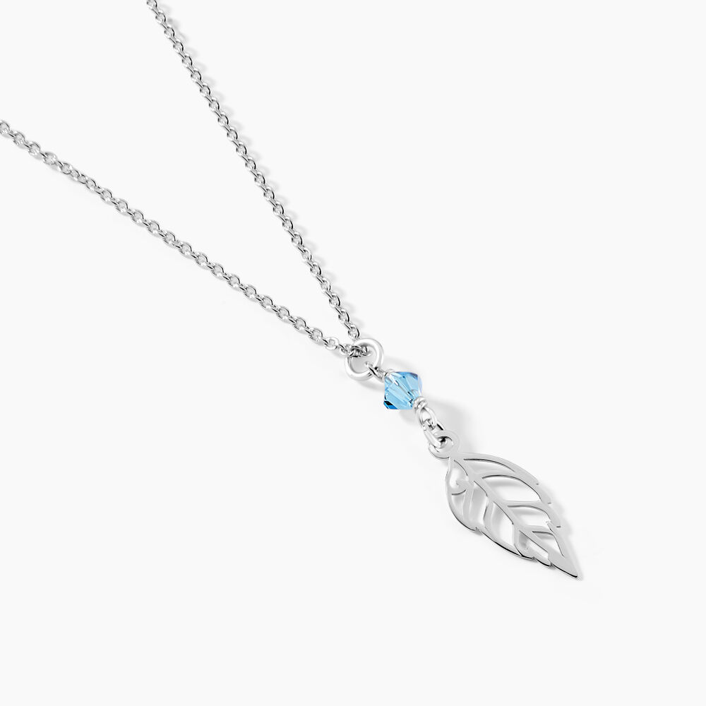 Collier Angelika Argent Blanc Pierre De Synthese - Colliers avec pierres Femme | Marc Orian