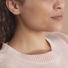 Bijoux D'oreilles Resa Or Jaune Oxyde De Zirconium - Boucles d'oreilles Ear cuffs Femme | Marc Orian