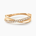 Bague Lia Plaqu&eacute; Or Jaune Oxyde De Zirconium - Bijoux fantaisie Femme | Marc Orian