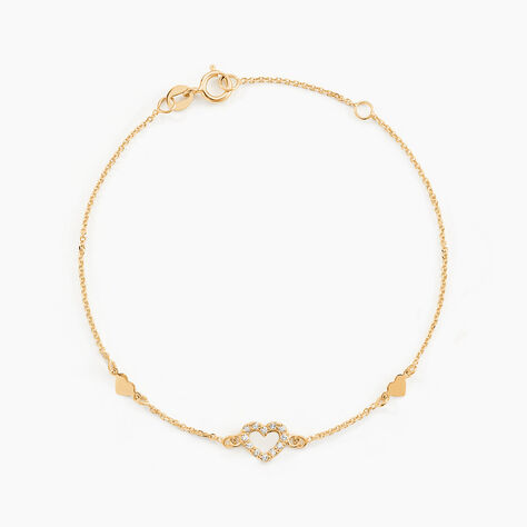 Bracelet Oleanne Or Jaune Oxyde De Zirconium - Bracelets chaînes Femme | Marc Orian
