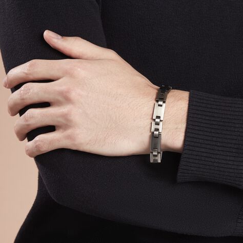 Bracelet Mica Acier Gris - Bracelets chaînes Homme | Marc Orian