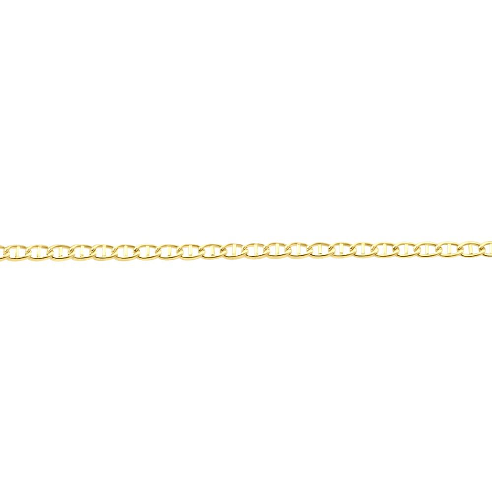 Collier Capucin Or Jaune Maille Marine Plate - Chaines Femme | Marc Orian
