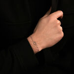 Bracelet Harmony Argent Blanc - Bracelets fantaisie Homme | Marc Orian