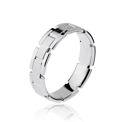 Alliance Maille Or Blanc - Alliances duo Unisex | Marc Orian