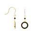 Boucles D'oreilles Pendantes L'incessante Or Jaune Onyx Spinelle - Pendantes Femme | Marc Orian
