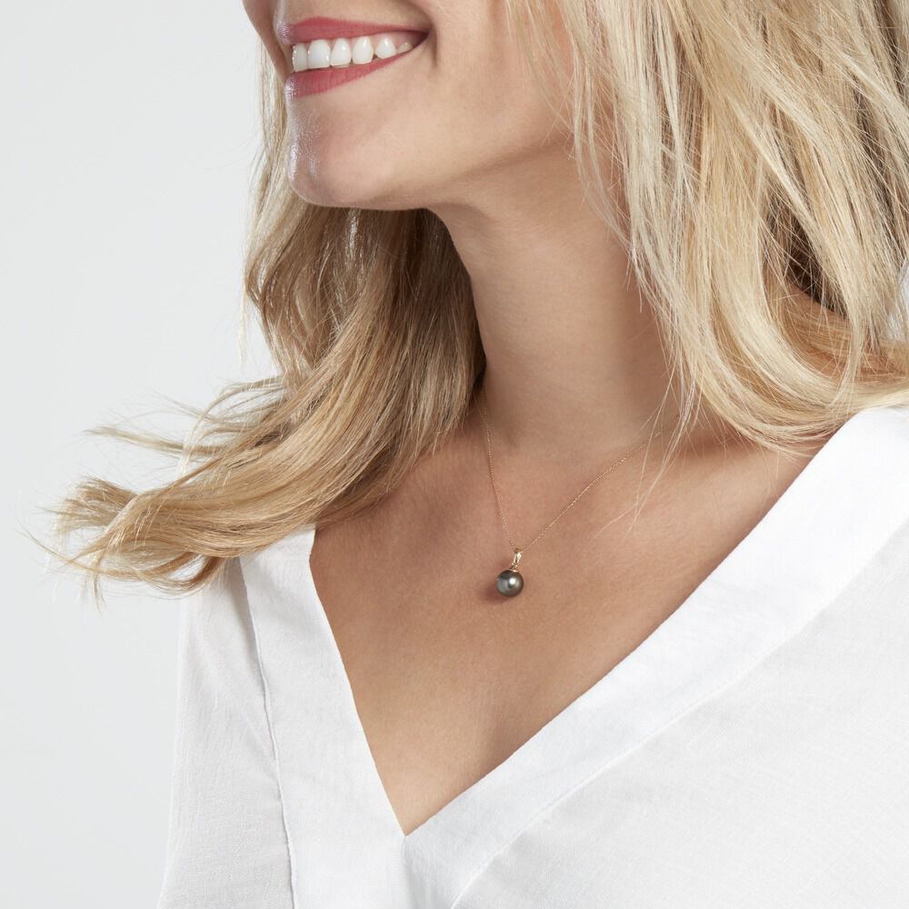Collier Jodocus Or Jaune Perle De Tahiti Oxyde Zirconium - Mix and Match Femme | Marc Orian