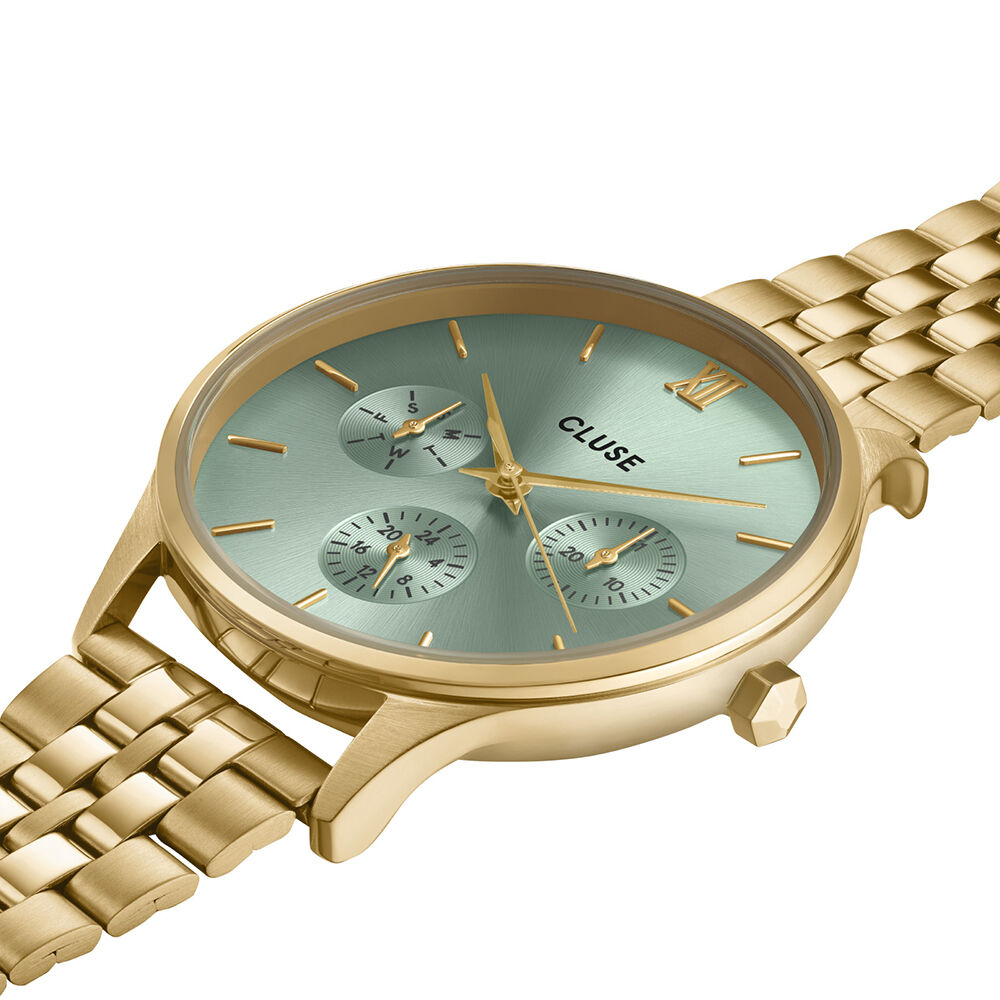 Montre Cluse Minuit Multifunction Vert - Montres étanches Femme | Marc Orian