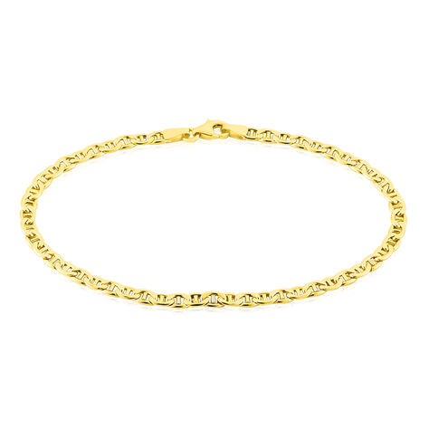 Bracelet Capucin Maille Marine Plate Or Jaune - Bracelets mailles Homme | Marc Orian