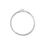 Bague Solitaire Argent Blanc  1er Solitaire Oxyde De Zirconium - Bijoux fantaisie Femme | Marc Orian