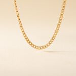 Collier Iris Or Jaune Maille Gourmette - Chaines Femme | Marc Orian