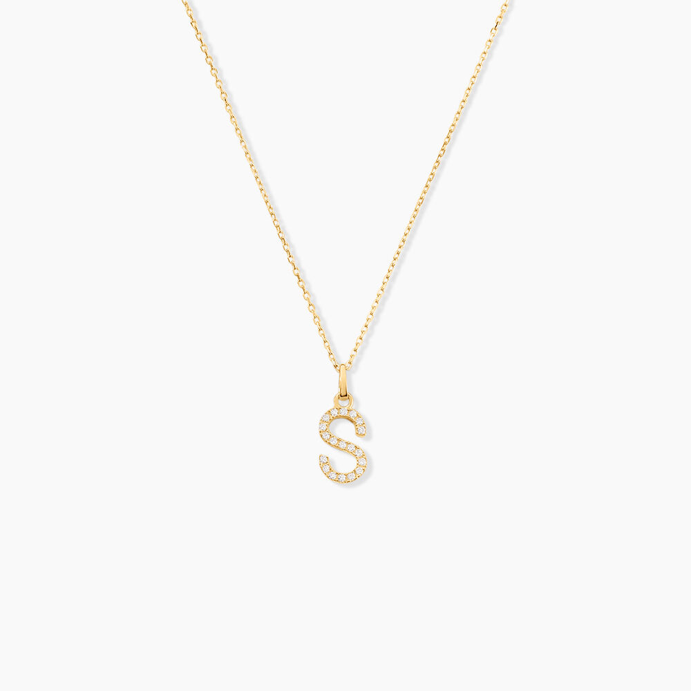 Pendentif Klementine Or Jaune Oxyde De Zirconium - Pendentifs Famille | Marc Orian